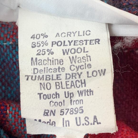 Vintage Item-Eyes Plaid Midi Skirt - Picture 11 of 14